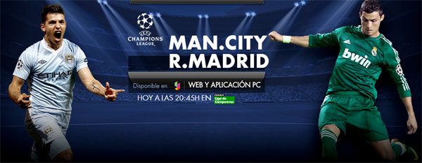Manchester City – Real Madrid, cómo ver gratis el partido por Internet