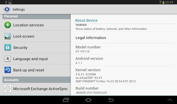 samsung galaxy tab 2 android 41 actualizacion