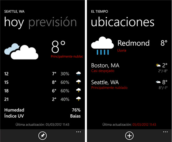 Las aplicaciones más populares para el Nokia Lumia 900 4 Nokia Lumia 900 tiempo