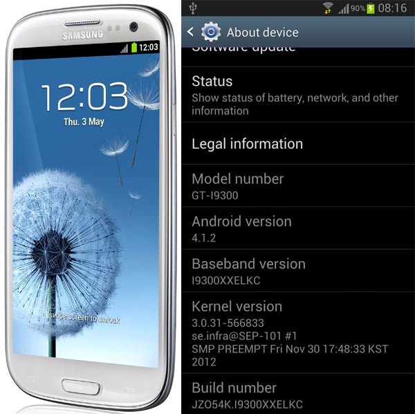 Samsung Galaxy S3 Android