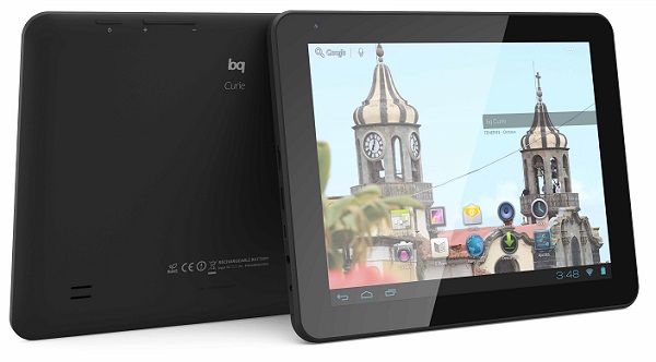 bq presenta sus tablets Curie y Elcano y su e-reader Cervantes Touch Light