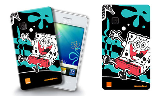 lg t385 bobesponja orange