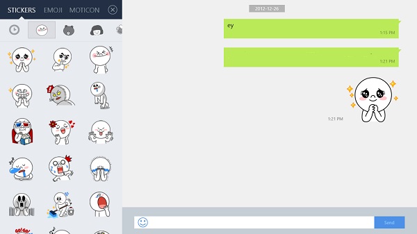 Line en Windows 8