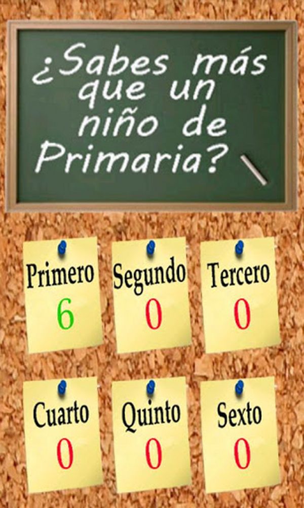 ¿Sabes más que un niño de Primaria?, demuéstralo con este juego 1 niño primaria android