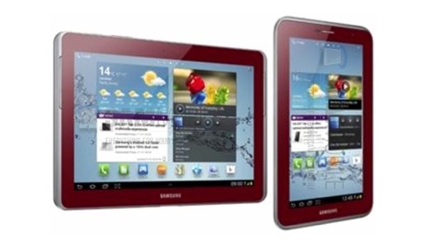 samsung galaxy tab rojo