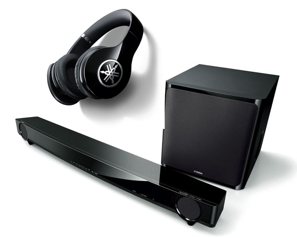 Yamaha añade auriculares de regalo a sus barras con sonido de cine