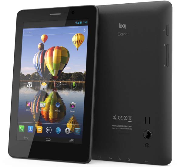 bq Elcano, un nuevo tablet con función de teléfono y GPS