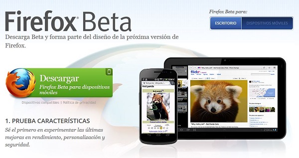 Firefox 19 beta ya está listo para descargar 1