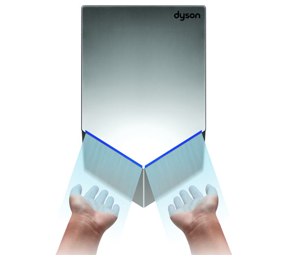 Dyson Airblade V, un secador de manos rápido, pequeño y potente