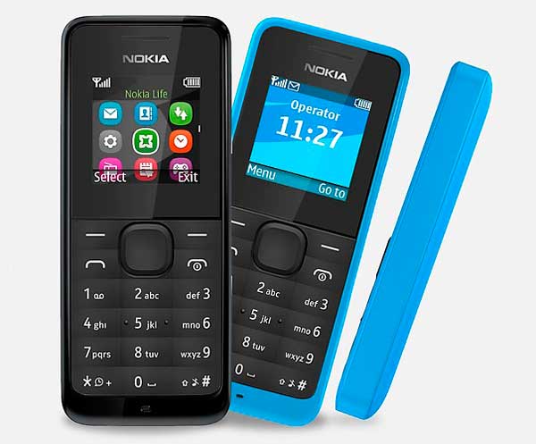 Nokia 105, nuevo teléfono de entrada con gran autonomí­a