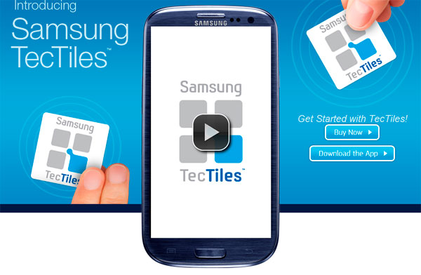 Samsung TecTiles, cómo aprovechar la tecnologí­a NFC del Samsung Galaxy S3