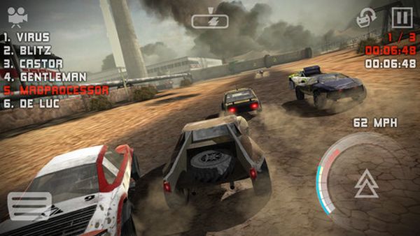 Uber Racer 3D: Sandstorm, carreras con mucho polvo gratis para iPhone 3 Uber Racer 3D Sandstorm