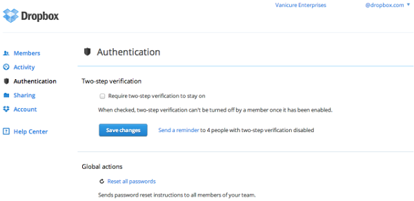 dropbox-teams Dropbox actualiza su servicio de almacenamiento para empresas 2