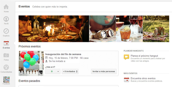 eventos google