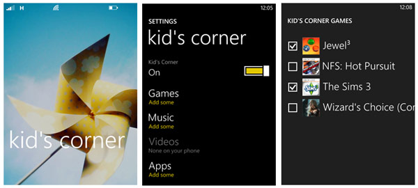 Cómo poner aplicaciones para niños en el Nokia Lumia 820