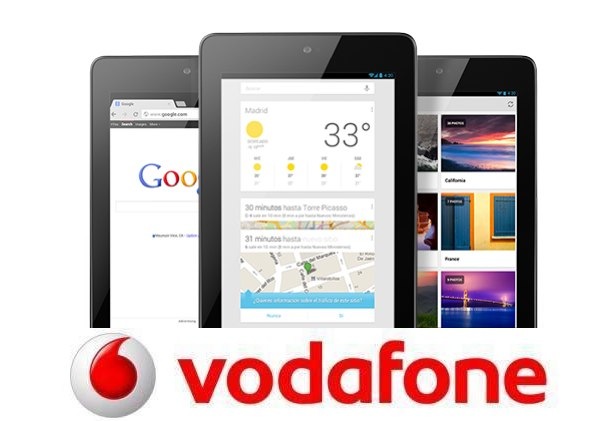 Nexus 7, tarifas y precios con Vodafone