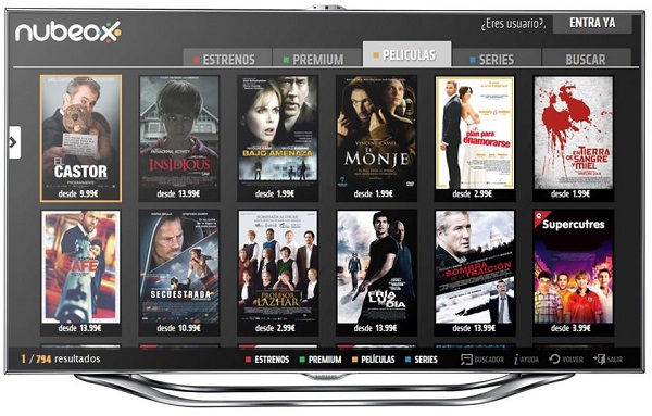 Samsung lanza la app del videoclub Nubeox para sus Smart TV 1