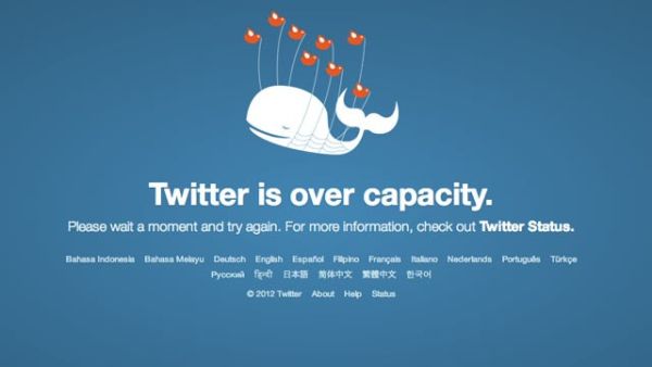 Twitter se cae por segunda vez en un mes