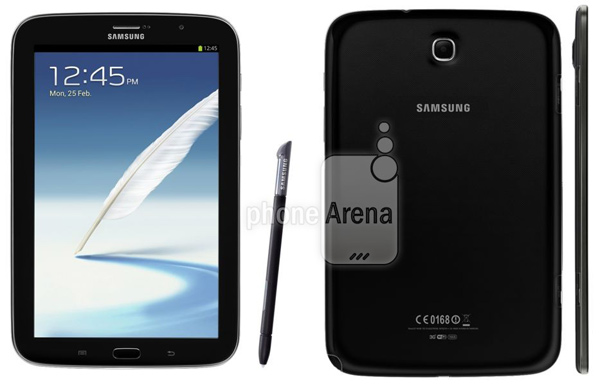 Aparece el Samsung Galaxy Note 8.0 en color negro carbón