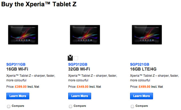 Nuevos datos de lanzamiento del Sony Xperia Tablet Z 3 Sony Xperia Tablet Z