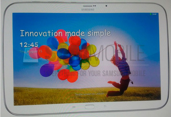 Posible primera imagen del Samsung Galaxy Tab 3 Plus