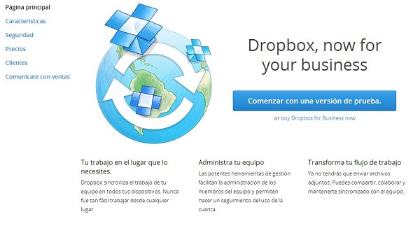 Dropbox para Empresas, servicio profesional renovado para empresas