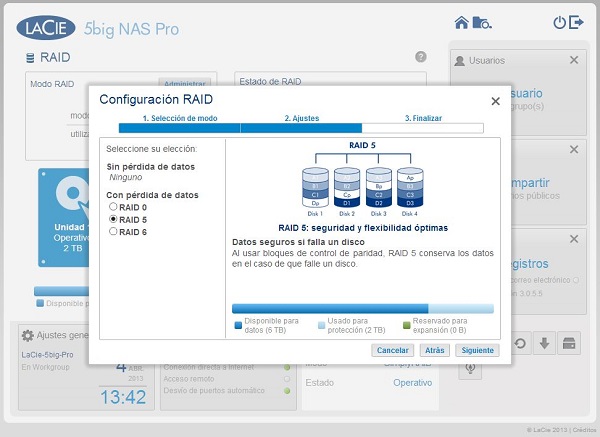 LaCie 5big NAS Pro, análisis a fondo 5 LaCie 5big NAS Pro