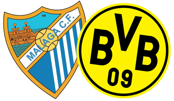 Málaga – Borussia Dortmund, cómo ver el partido gratis por Internet