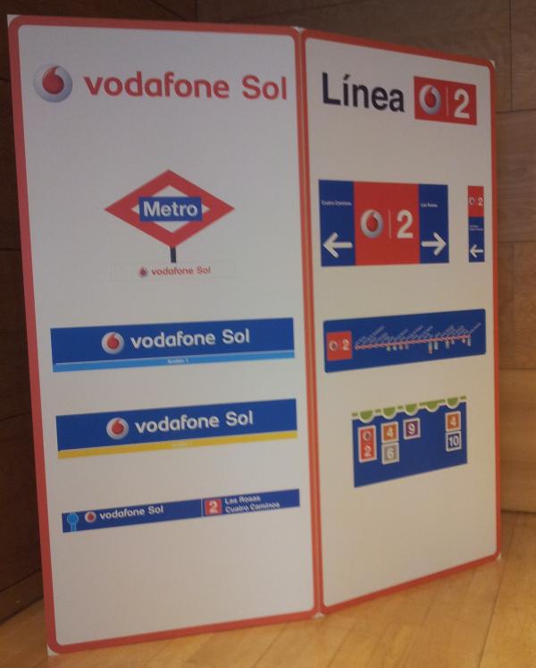 La estación madrileña de Sol pasará a llamarse Vodafone Sol durante tres años