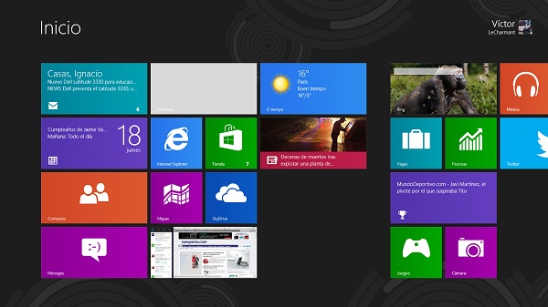 Windows 8 podrí­a recuperar el botón de inicio en la nueva actualización