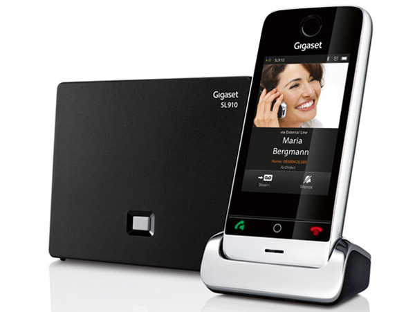 Gigaset SL910, un teléfono inalámbrico táctil para el hogar