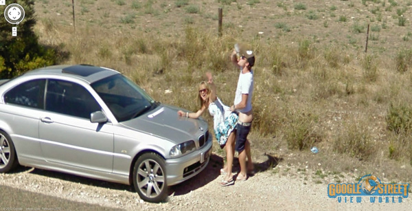 Algunas imágenes sorprendentes grabadas por Google Street View