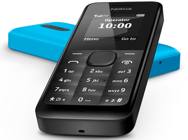 Nokia 105, un móvil de 15 euros resistente al agua y al polvo