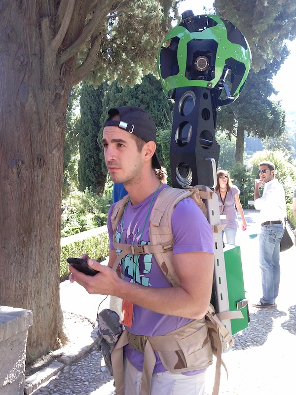 Google Street View mapeo en la Alhambra