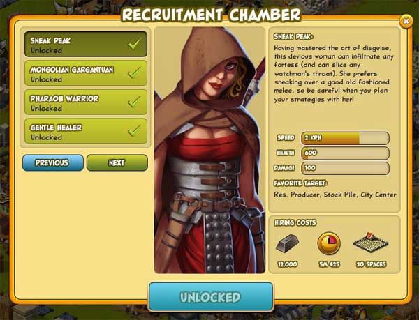 War of mercenaries para Facebook