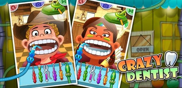 Crazy Dentist, ahora eres tú el que saca las muelas