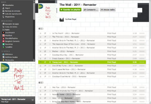 Pink Floyd llega a Spotify, sólo faltan los Beatles
