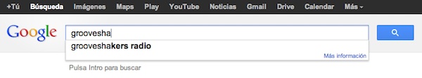 Google añade Grooveshark a su filtro antipiratería 2 Autocompletar