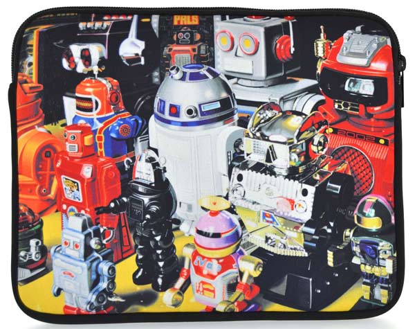 Fundas retro con robots y ninfas acuáticas de 4OK para tablets de 8 y 10 pulgadas