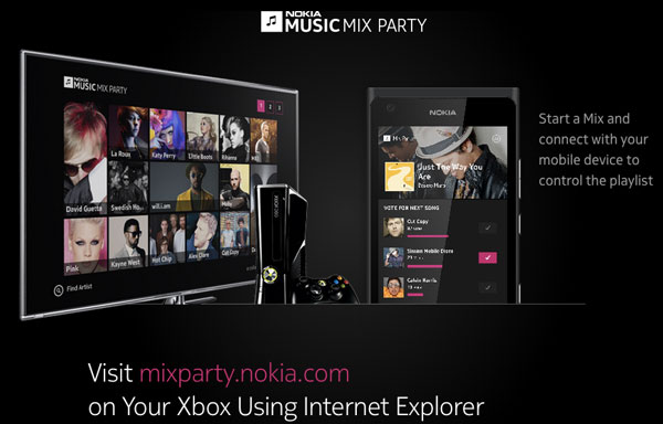 Mix Party, elige las canciones de tu fiesta con Nokia Lumia