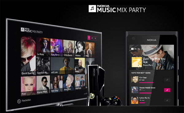 Nokia Music Mix Party, un nuevo servicio de listas de reproducción de Nokia y Microsoft