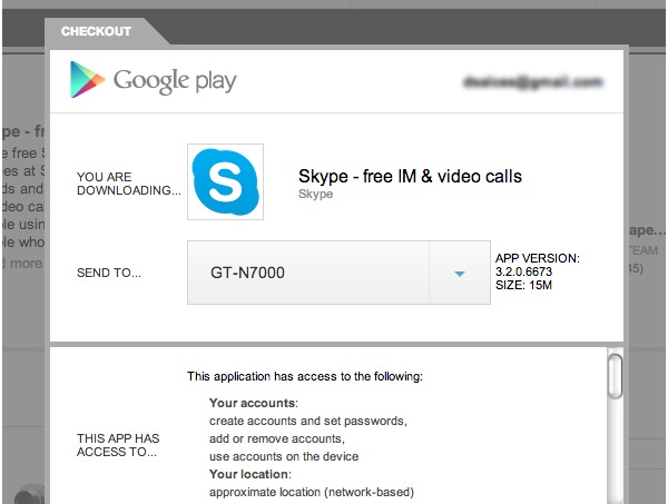 Skype Android 4