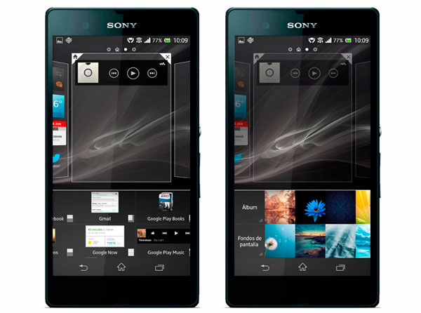 Sony Xperia Z personalizar