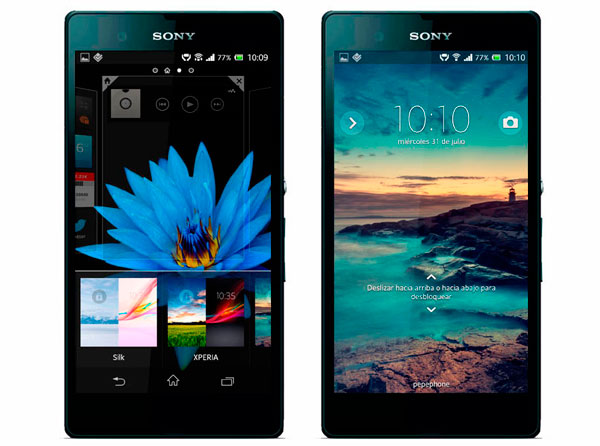 Sony Xperia Z personalizar