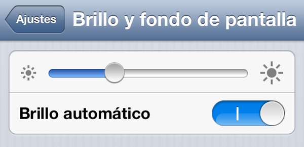 Brillo automático iOS 6