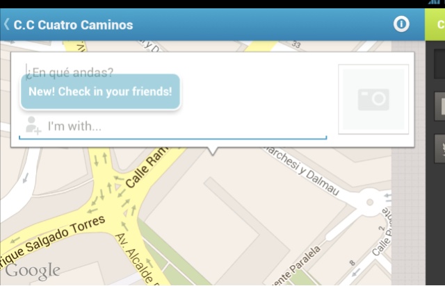 Haz checkin con tus amigos en Foursquare