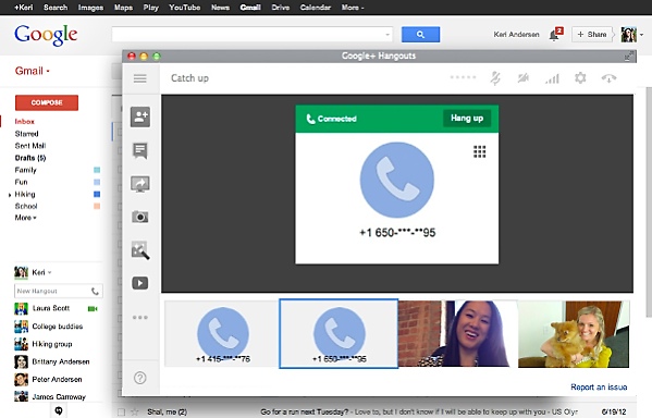 Gmail reactiva las llamadas de voz a móviles y fijos