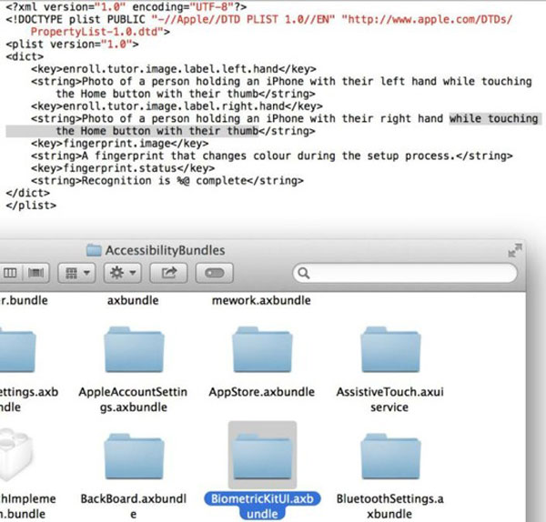 La iOS 7 beta 4 confirma el sensor de huella del iPhone 5S