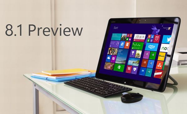 Todo sobre la versión previa de Windows 8.1