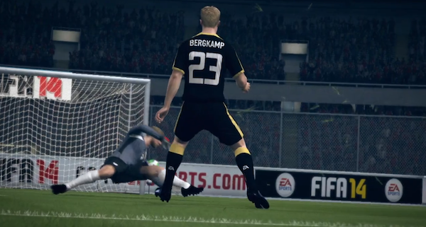Todas las estrellas del fútbol estarán en FIFA 14 1 Bergkamp